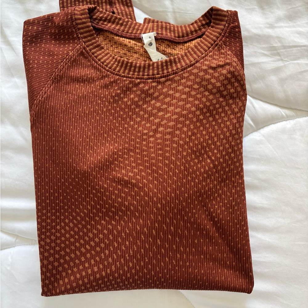 lululemon athletica Brown Top